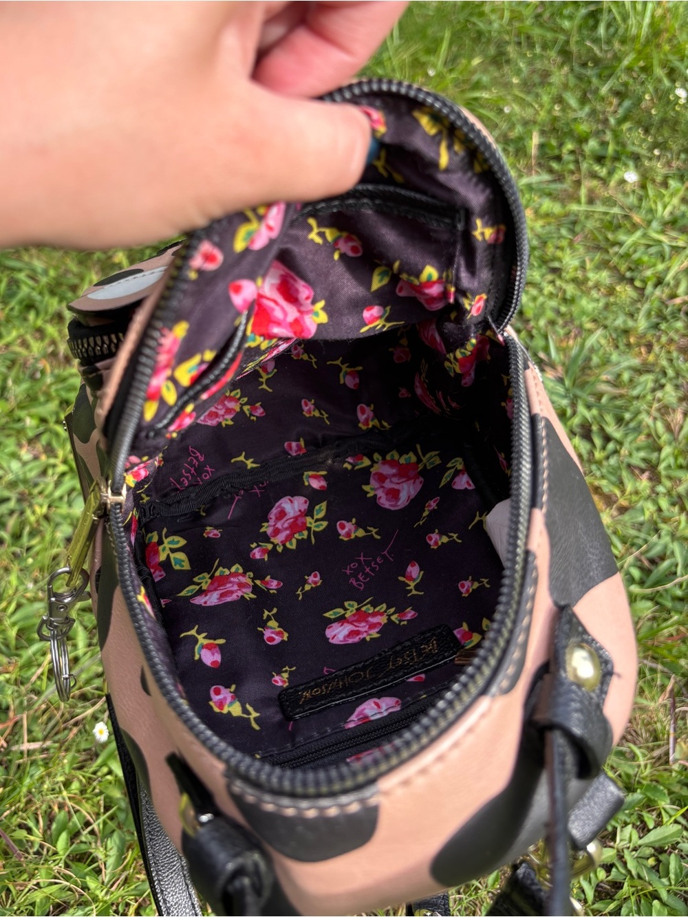 Betsey Johnson Leopard Kids Mini Backpack - Picture 6 of 17